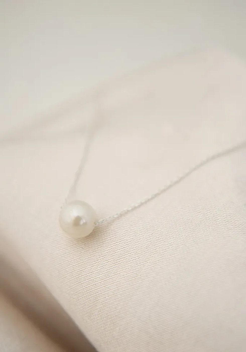 Einzelstück Charm-Kette Pearl Kette 925 Sterling Silber günstig online kaufen