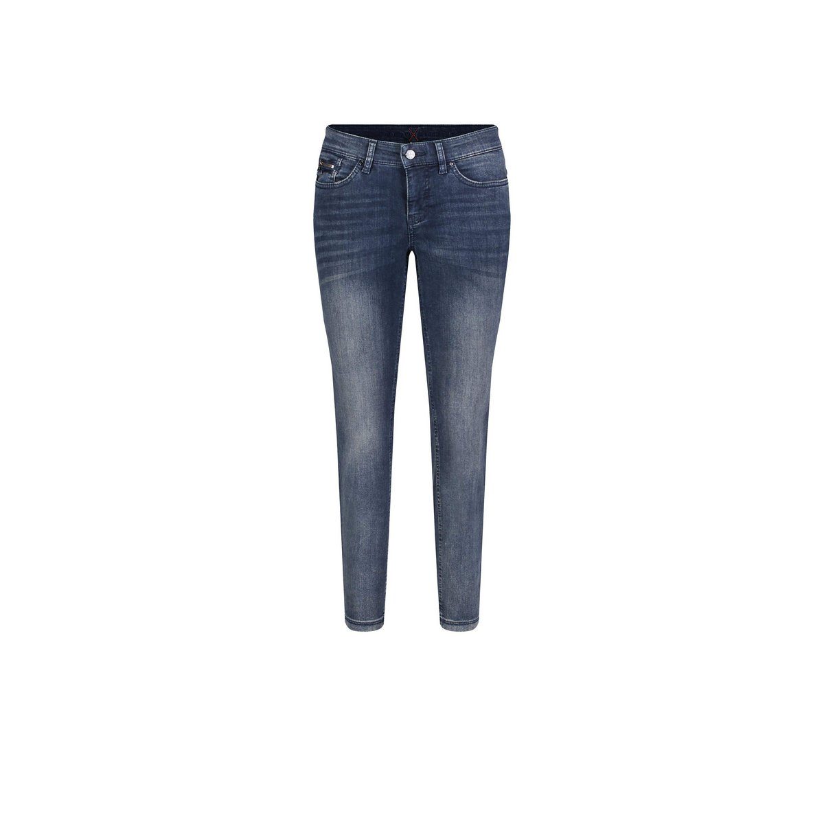 regular 5-Pocket-Jeans grau MAC (1-tlg)