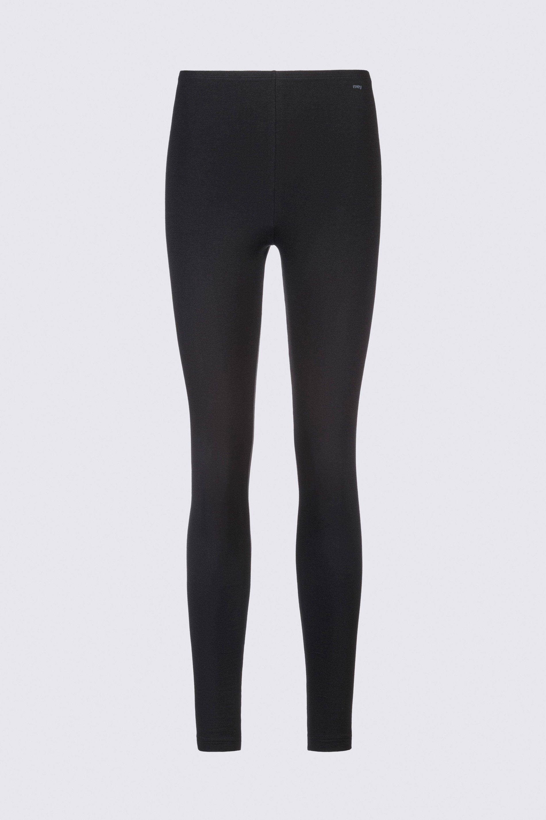 Organic Serie Leggings Uni Mey (1-tlg) Schwarz Superfine