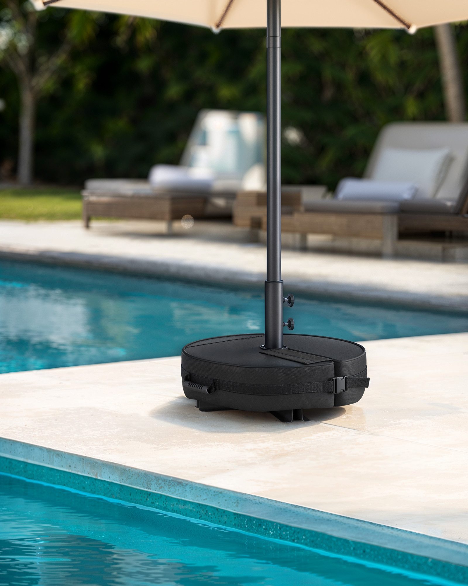 SONGMICS Sonnenschirm, Sonnenschirmständer, mit Sand befüllbar, günstig online kaufen