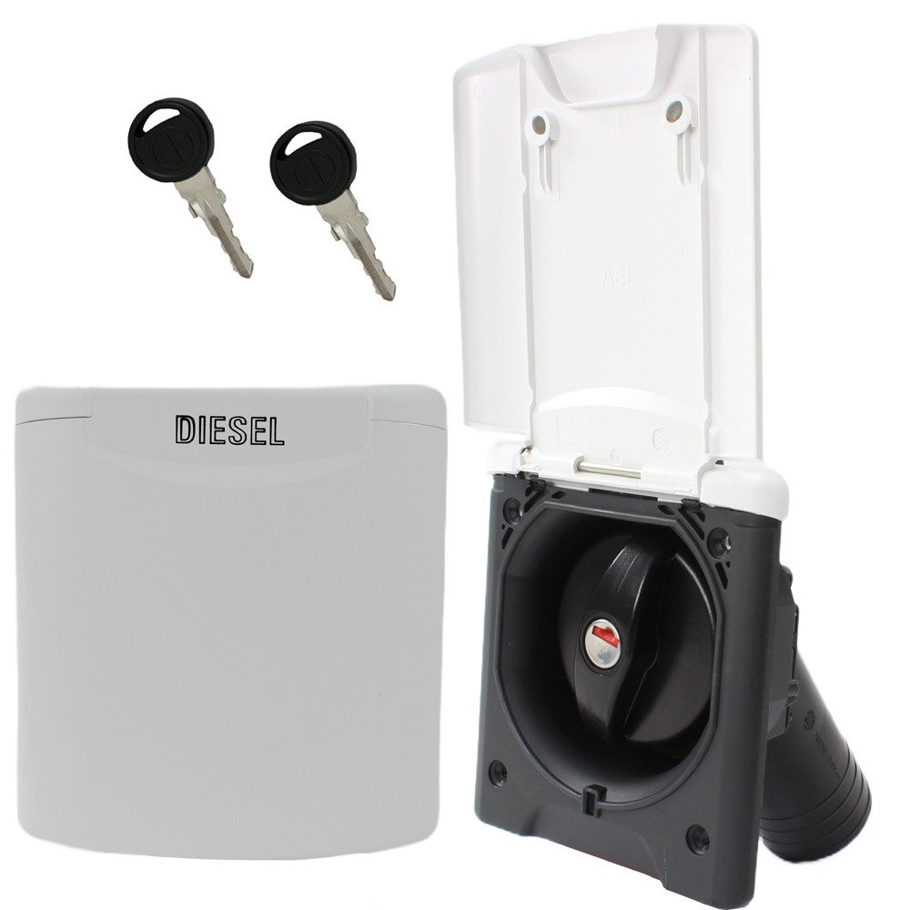 Tankdeckel ABL Einfüllstutzen Diesel Tankdeckel Wohnmobil Boot mit Magnetdeckel