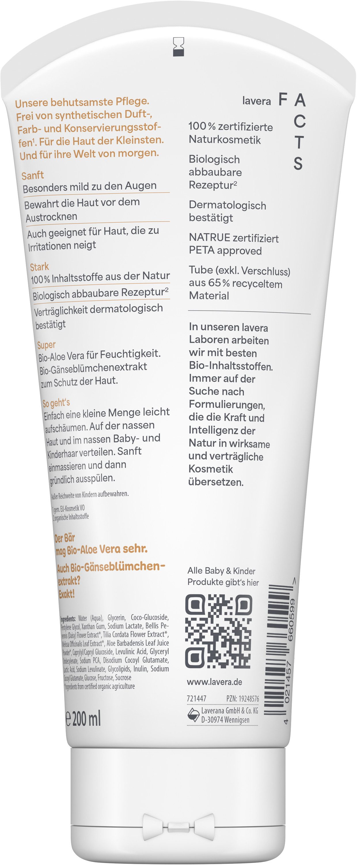 lavera Duschgel Baby & Kinder Waschlotion & Shampoo