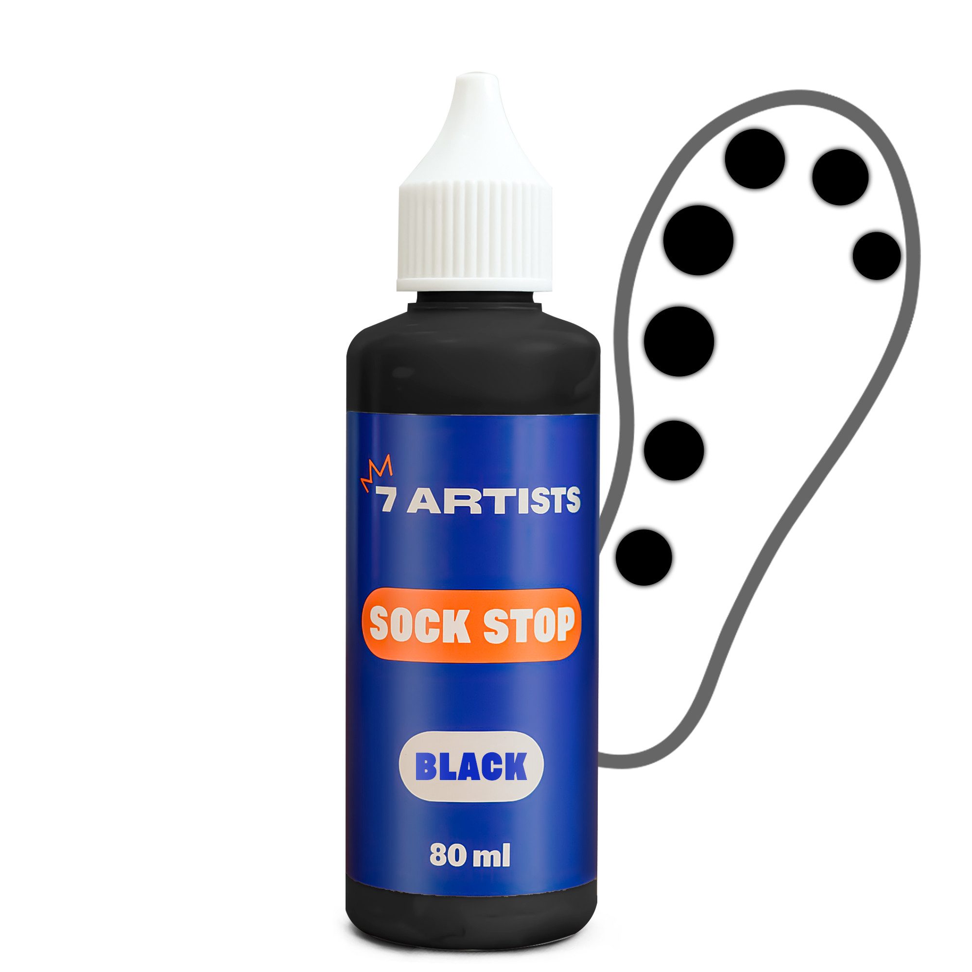 7 Artists Textilfarbe 7 Artists Sock Stop Textilfarbe - Anti Rutsch Sockenfarbe Noppenkleber