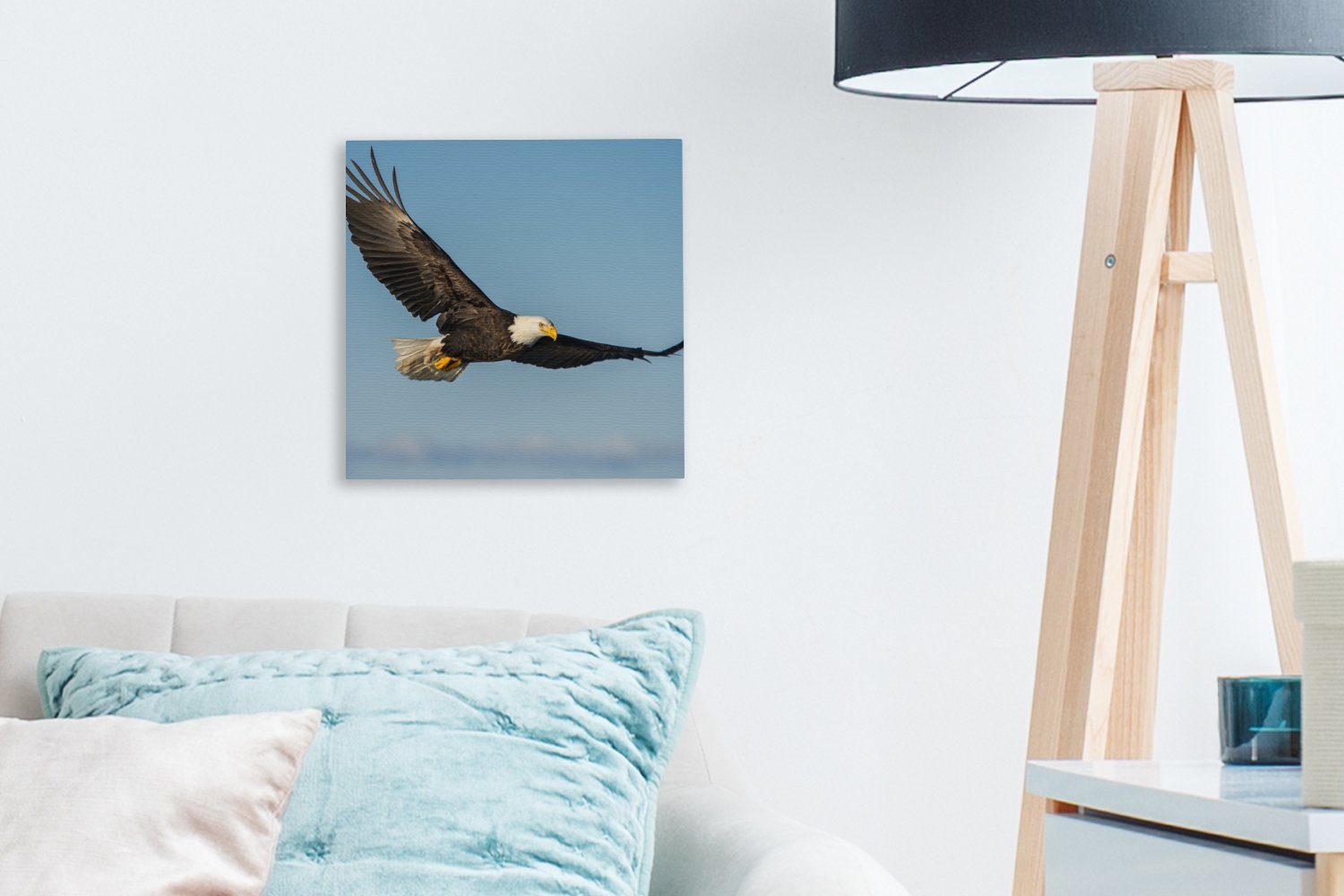 Schlafzimmer - Raubvögel, (1 - Leinwandbild für Leinwand Vogel OneMillionCanvasses® Bilder Adler Wohnzimmer St),