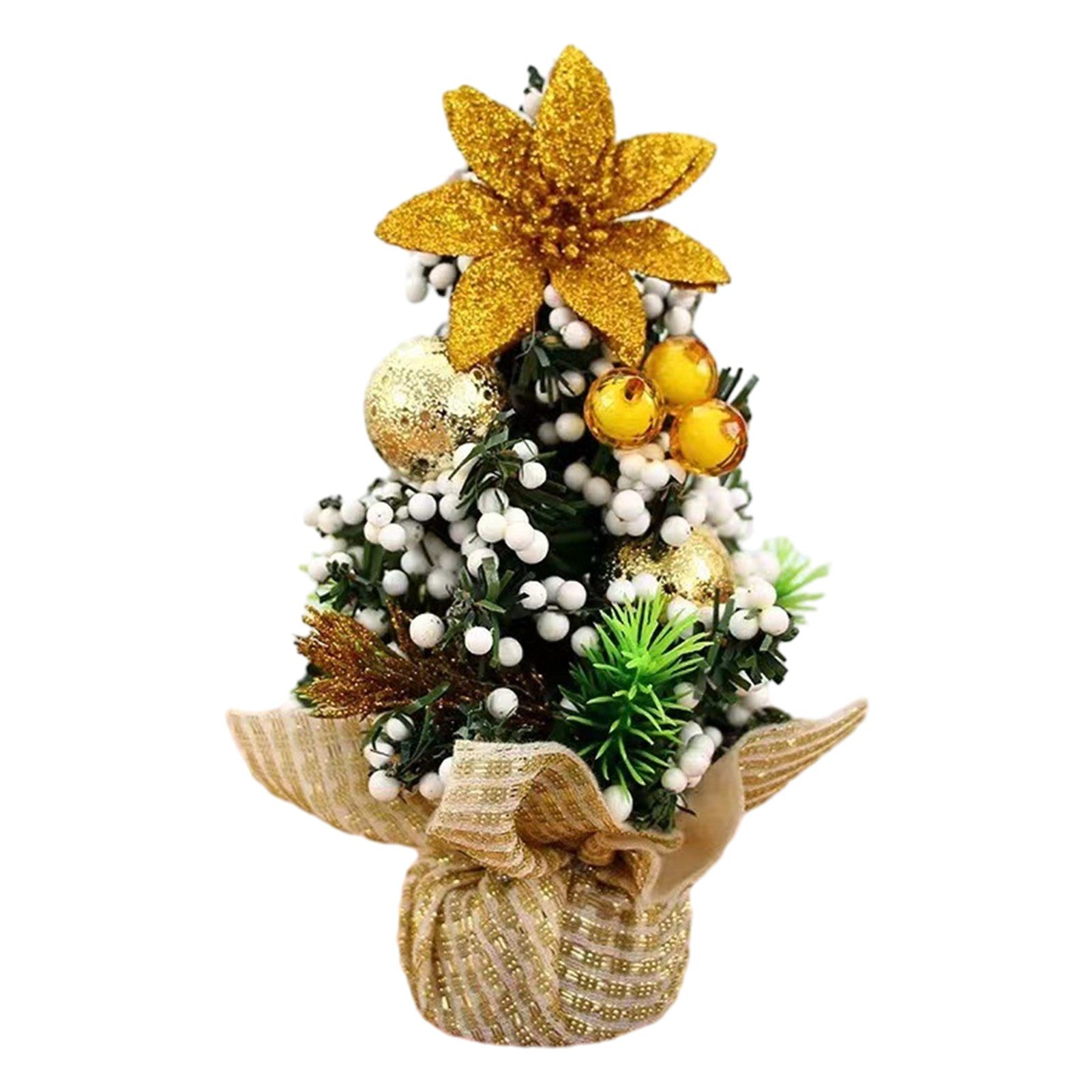 Künstlicher golden 20 Personalisierte tree Mini-Weihnachtsbaumschmuck, Weihnachtsbaum, Weihnachtsbaumständer Blusmart Christbaumständer Cm Weihnachtsbaum