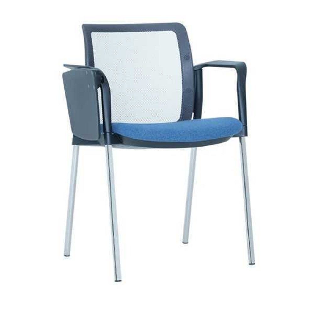 JVmoebel Bürostuhl Moderne gepolsterte Sessel Design stilvolle blaue Sessel Bürostuhl (1 St), Made in Europa