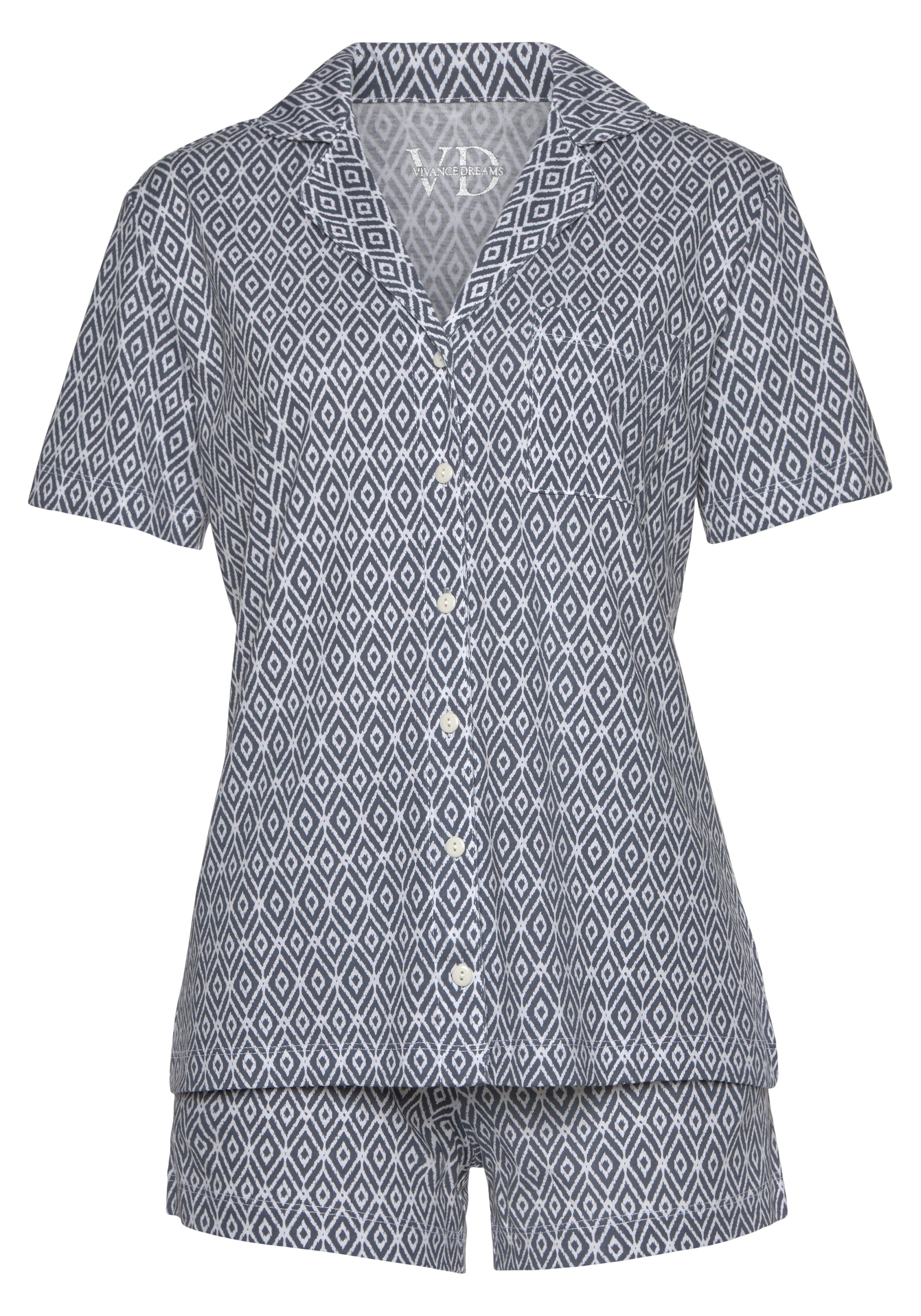 Vivance Dreams Shorty (2 tlg) in schönem Muster günstig online kaufen
