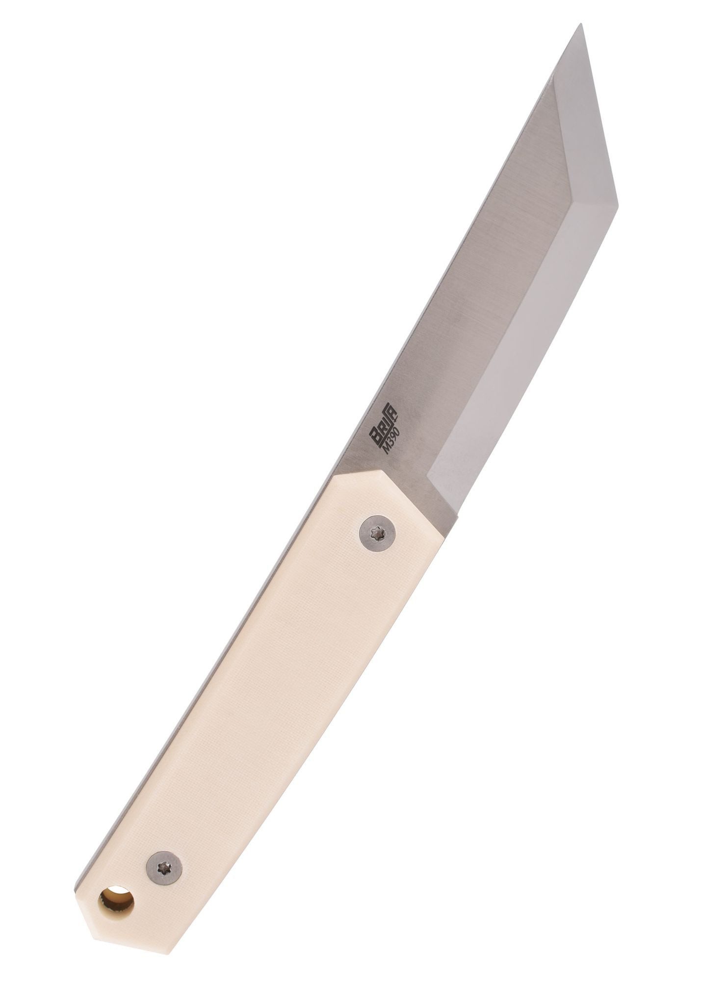 Brisa Knives Taschenmesser Brisa Kwaiken 90 - Elfenbeinfarbiges Micarta