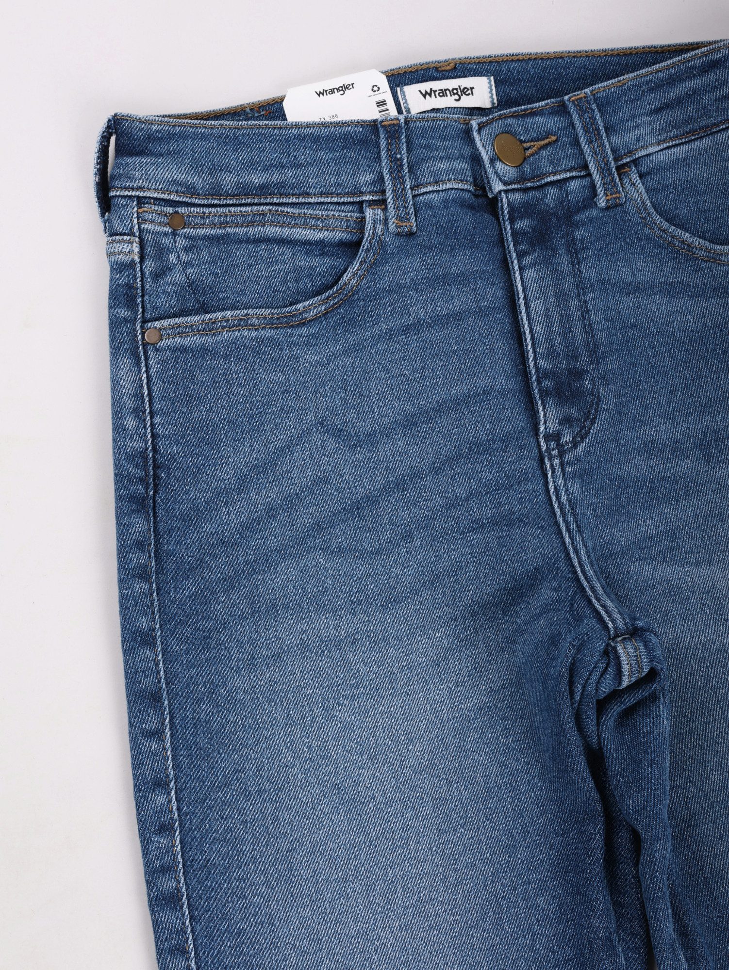 Wrangler Slim-fit-Jeans High Waist & Superstretch - SLIM AIRBLUE – Bild 5 von 5