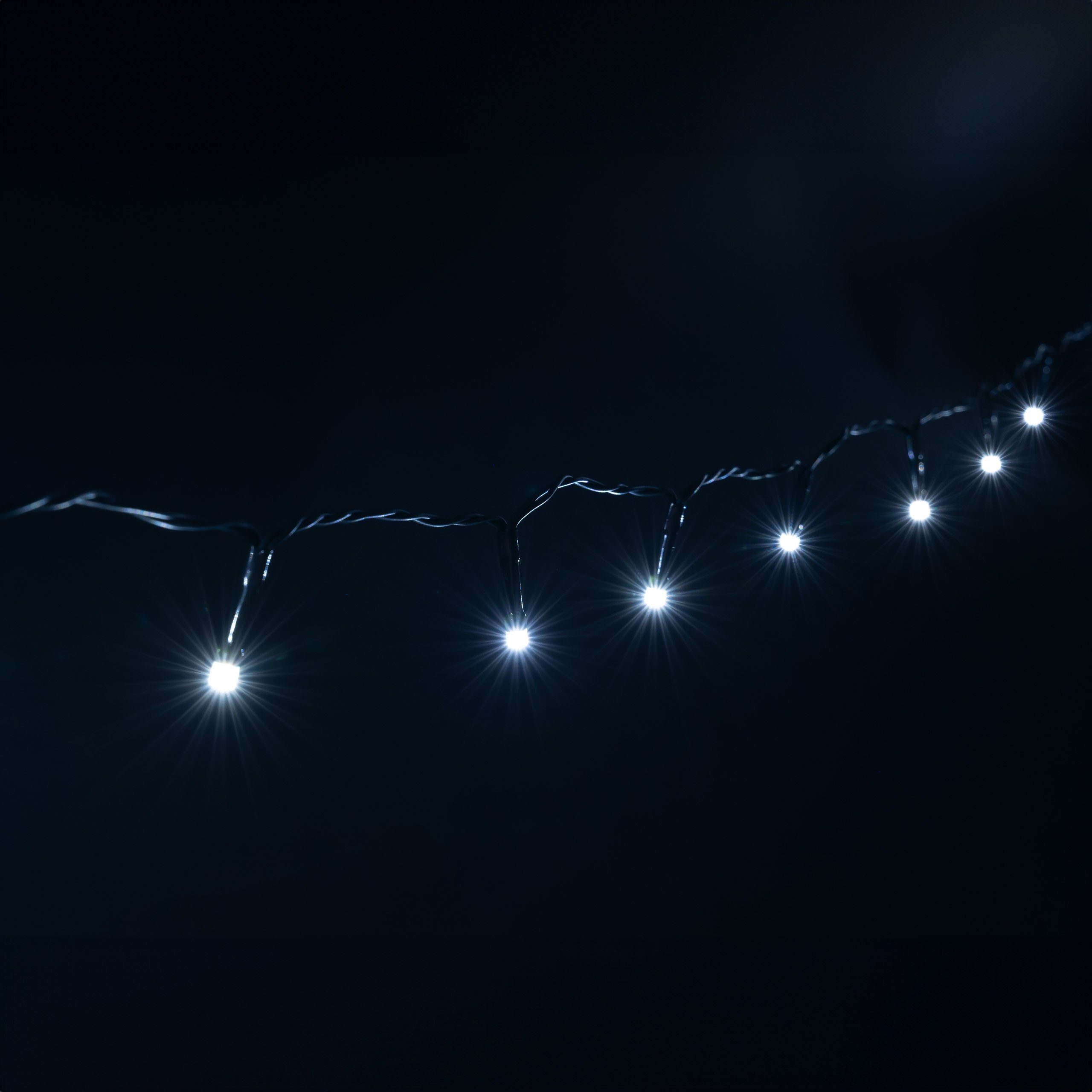 kamelshopping LED-Lichterkette LED Lichterkette für außen und innen mit Batterie, verschiedene Längen, 24-96 LED, 8 Leuchtmodi, Timer, batteriebetrieben – Bild 3 von 4