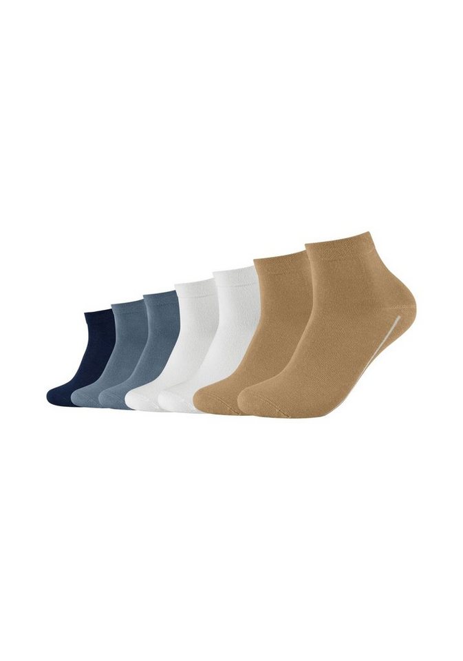 dank hohem Komfortbund, ca-soft Camano Socken Klimaregulierend: weichem Baumwollanteil mit atmungsaktiv (7-Paar)