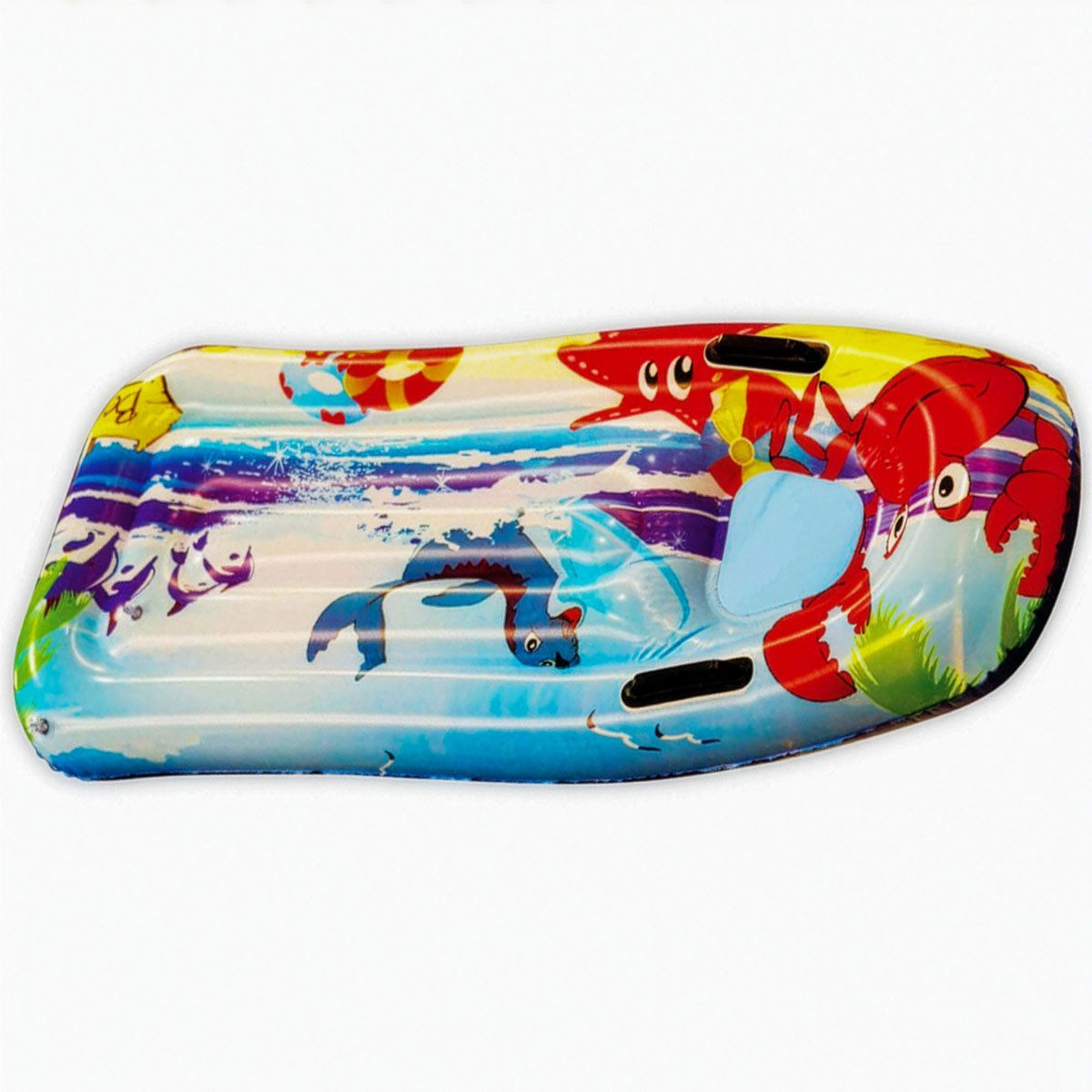 Vedes Luftmatratze Kinder Luftmatratze aufblasbar Kids Surfer Wasserboard Beach Fun, (1-St), mit Sichtfenster