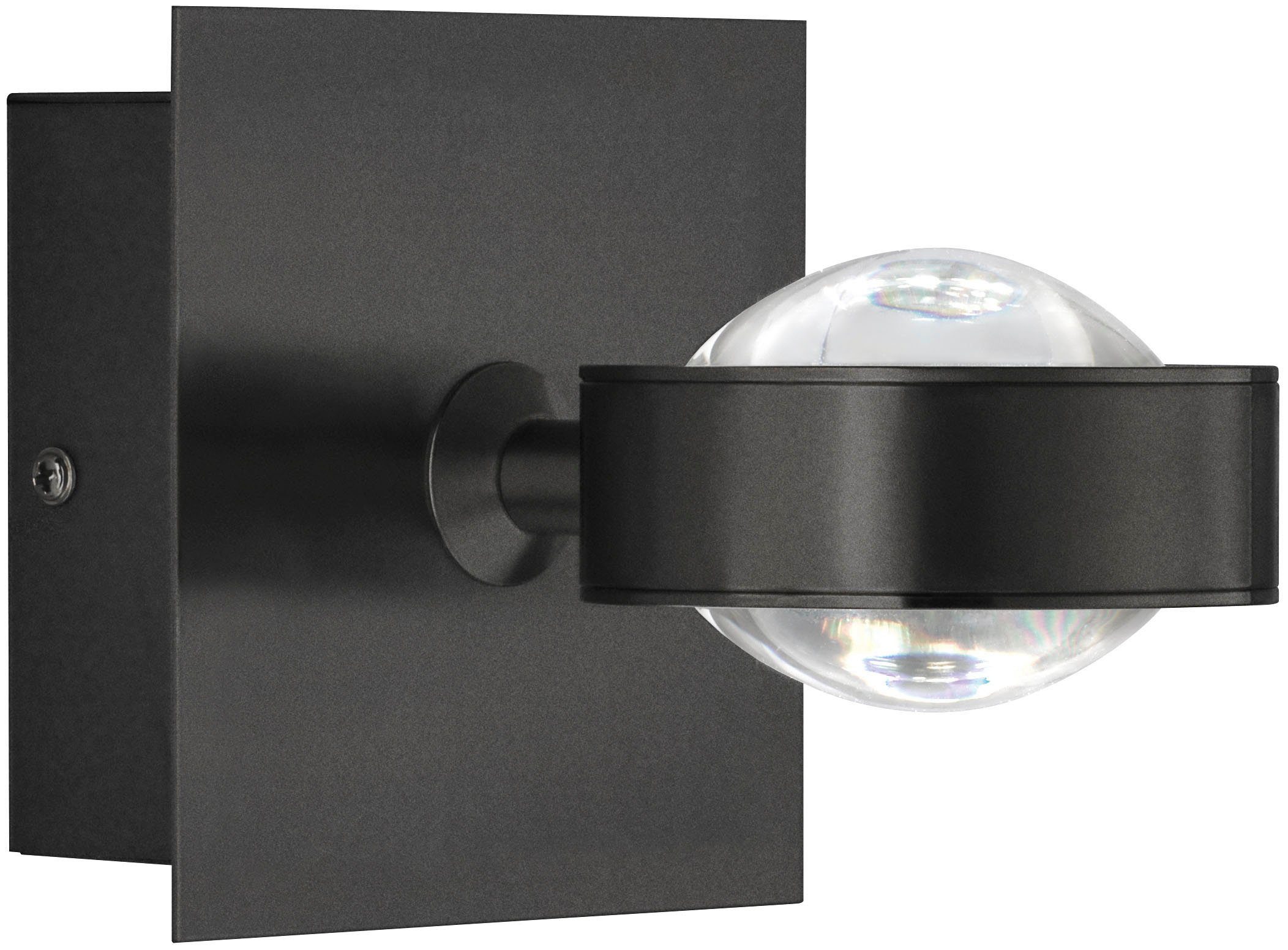 SCHÖNER WOHNEN-Kollektion Außen-Wandleuchte Lense, CCT-Steuerung,dimmbar LED 1x 4000 Watt, 2700/ fest 7,5 LED integriert, 3350/ Kelvin