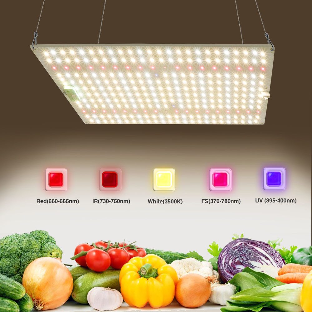 MUPOO Pflanzenlampe LED-Wachstumslicht Vollspektrum Grow Lampe Quantum Cann günstig online kaufen