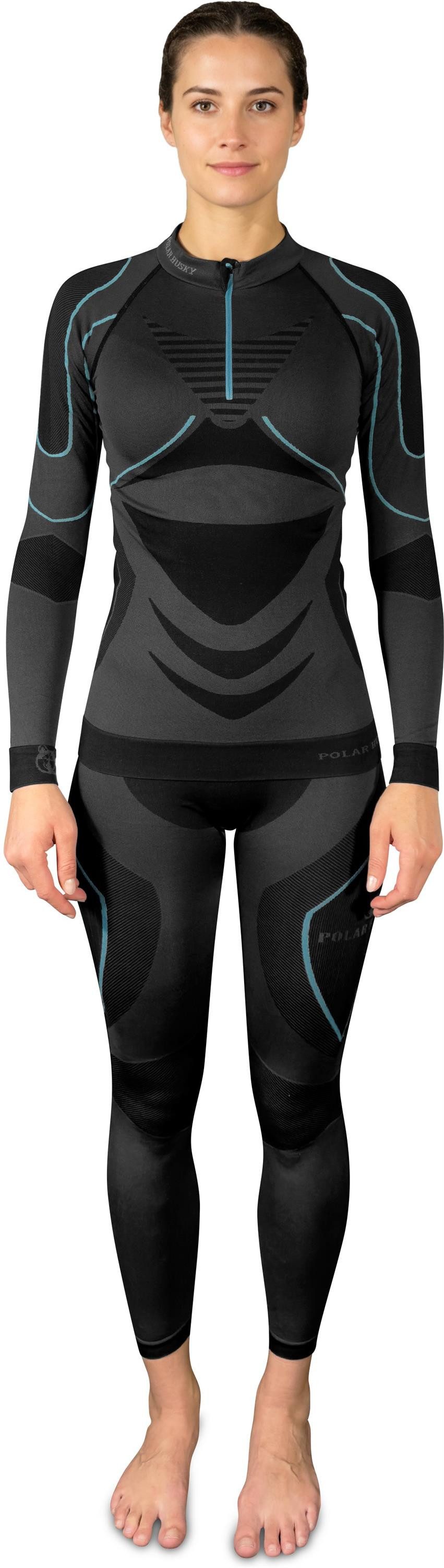 normani Thermounterhose 2 x Thermounterhose Lange Skiunterwäsche für Damen Thermohose für Frauen