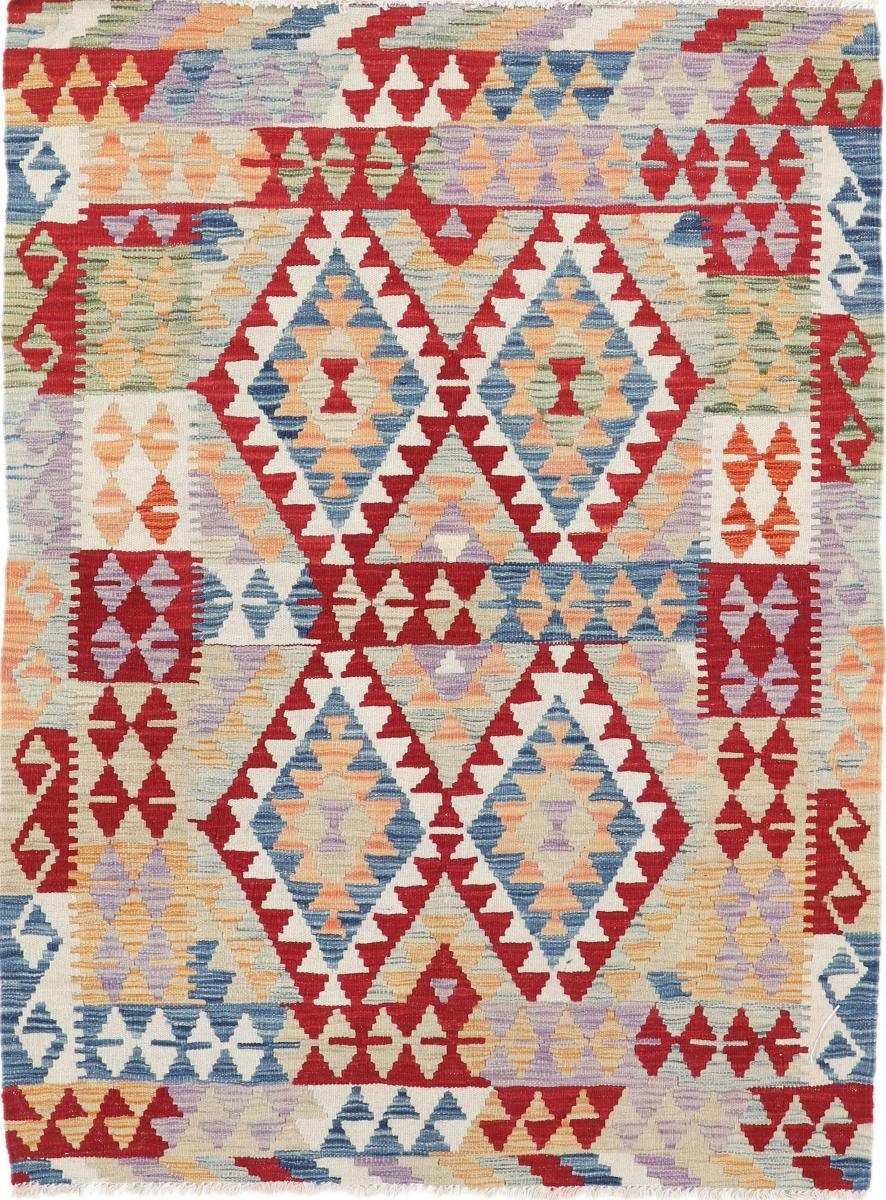 Orientteppich Kelim Afghan Heritage 127x171 Handgewebter Moderner Orientteppich, Nain Trading, rechteckig, Höhe: 3 mm