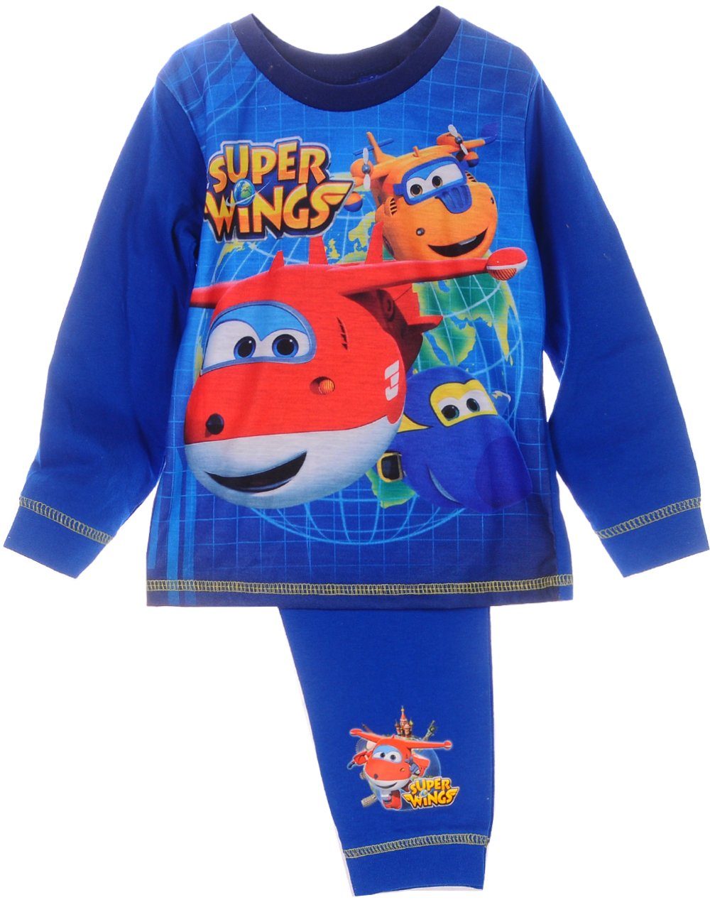 Pyjama Schlafanzug für Kinder Hose 98 92 80 Langarmshirt 86