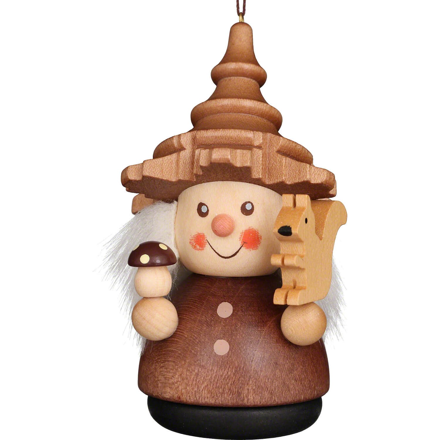 Dekohänger Christbaumschmuck Wackelmännchen Baumwichtel natur (9,5cm) von Christi