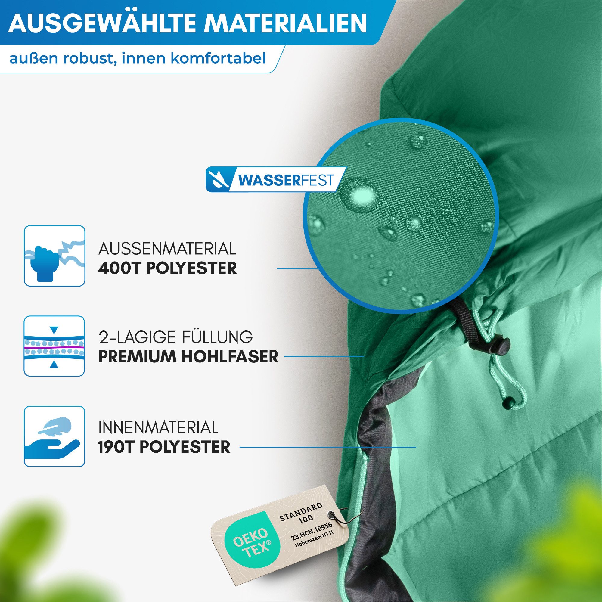 Nordmut Mumienschlafsack für Kinder mitwachsend, 3 Jahreszeiten, Camping Outdoor, leicht, warm (Spar-Set, 1 tlg., Nordmut Bukke + Kompressionsbeutel + Sticker), atmungsaktiv, wasserabweisend, kleines Packmaß, 2-Wege-Reißverschluss