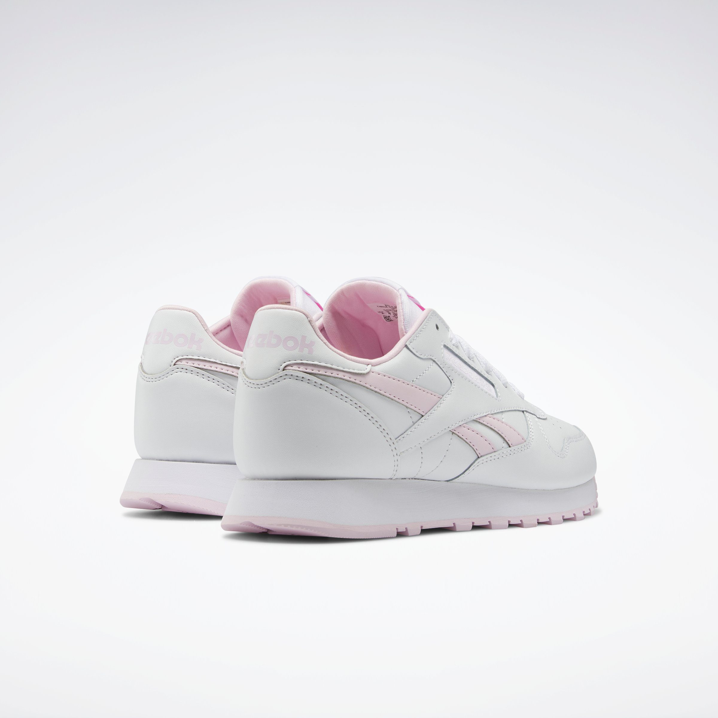 Reebok Classic CLASSIC weiß-rosa LEATHER Sneaker