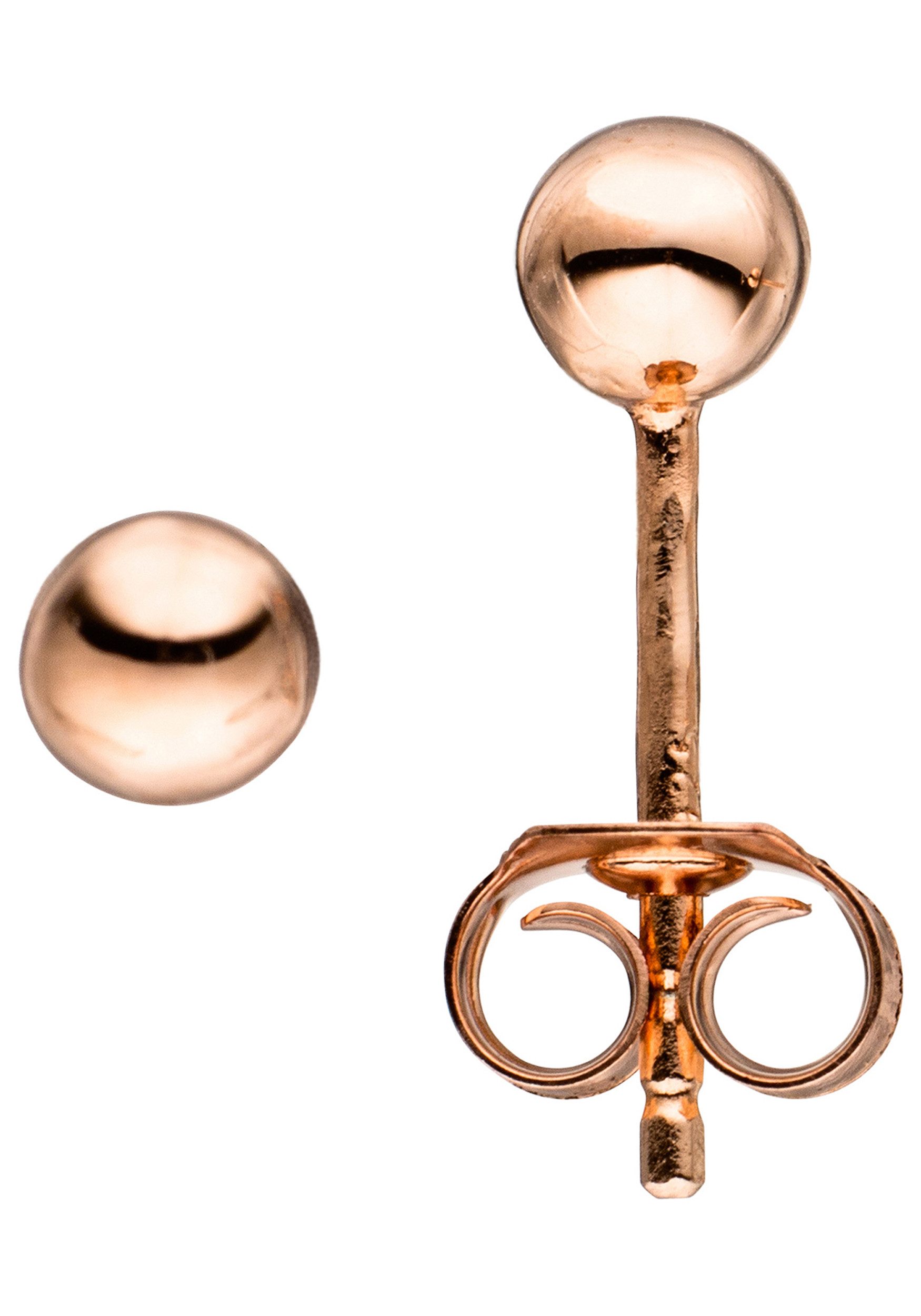 Paar Ohrstecker Kleine Kugelohrstecker 4 mm