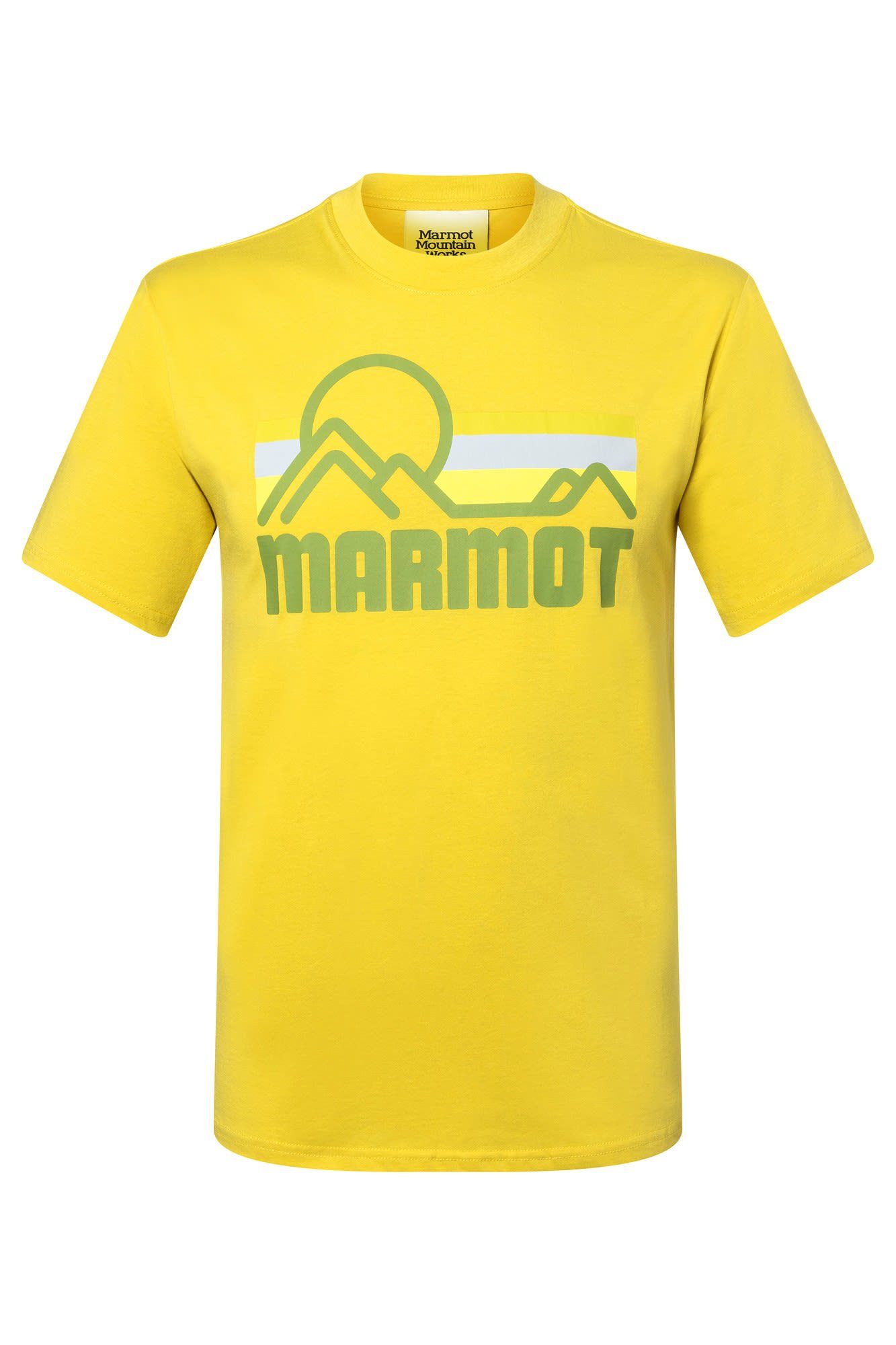 Marmot T-Shirt Marmot M Coastal Tee Short-sleeve Herren Limelight