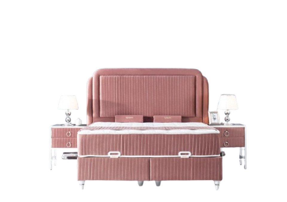 Xlmoebel Nachttisch Moderne rosa Nachttischkonsole in einem stilvollen Design - 1 Stück. (1-St., Nachttisch), Hergestellt in Europa