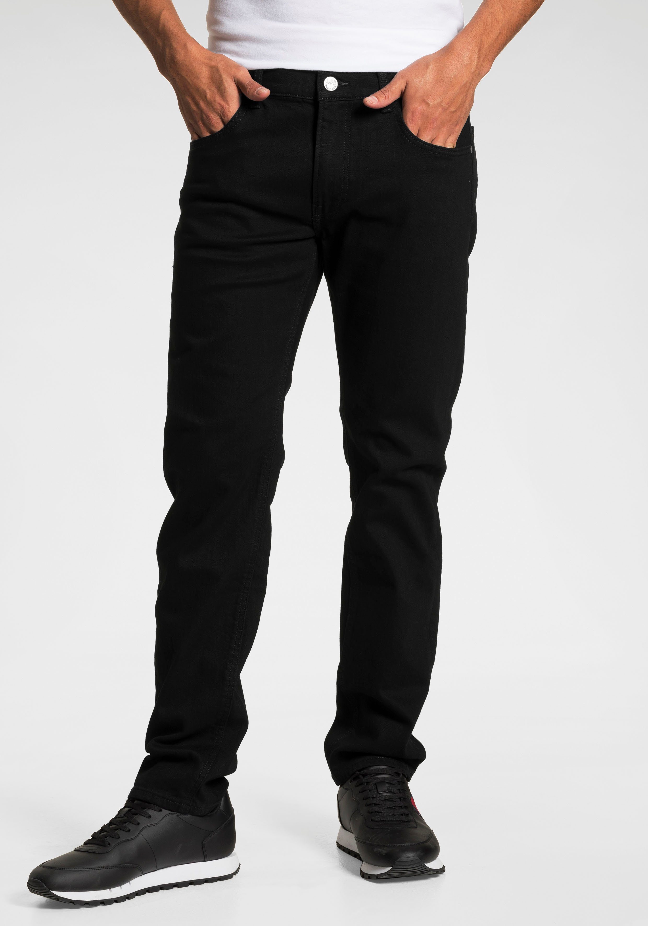 Lee® Regular-fit-Jeans DAREN ZIP FLY clean black