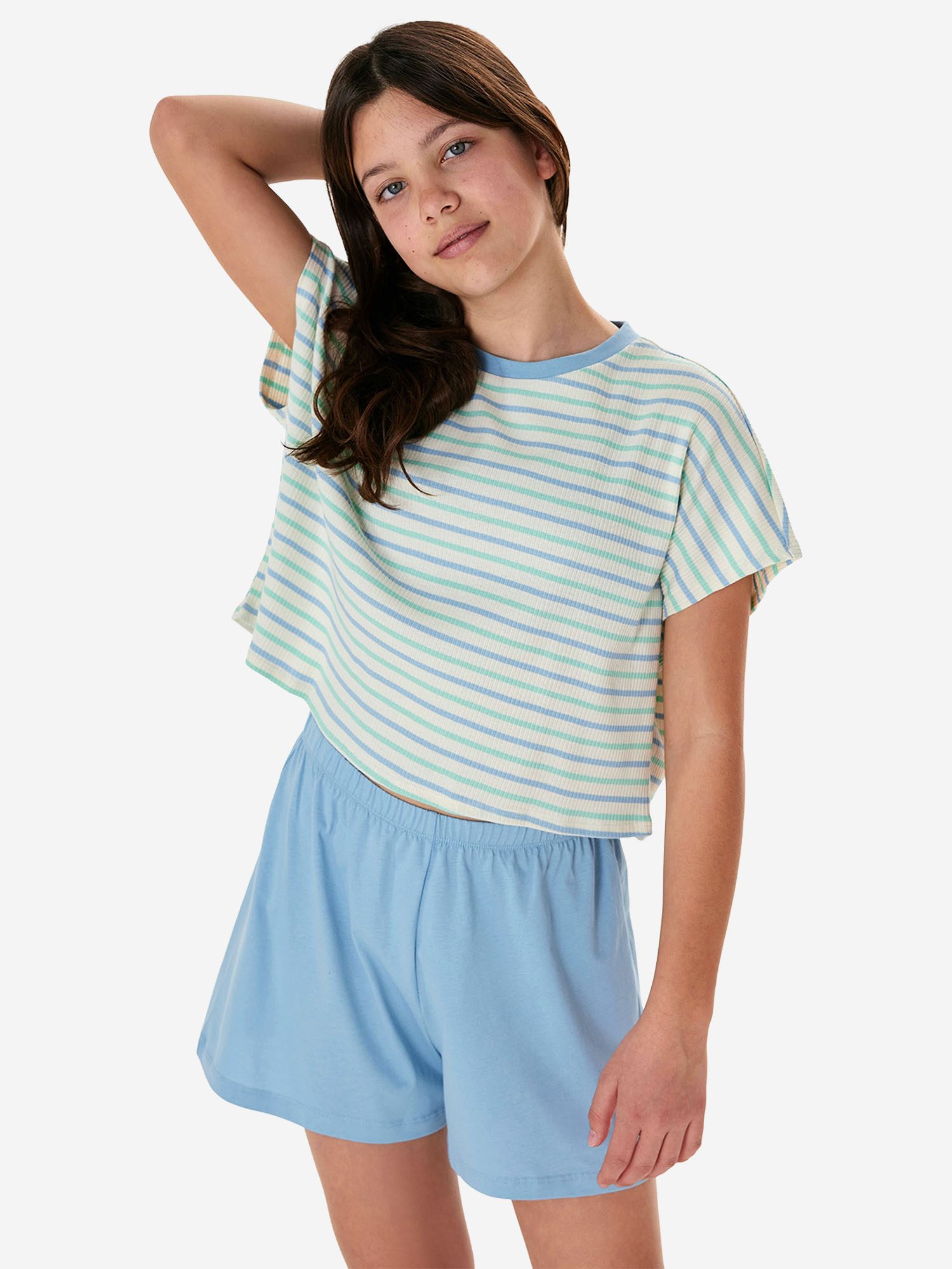 Schiesser Pyjama Nightwear (2 tlg) Schlafanzug, Pyjama Set, Nachtwäsche