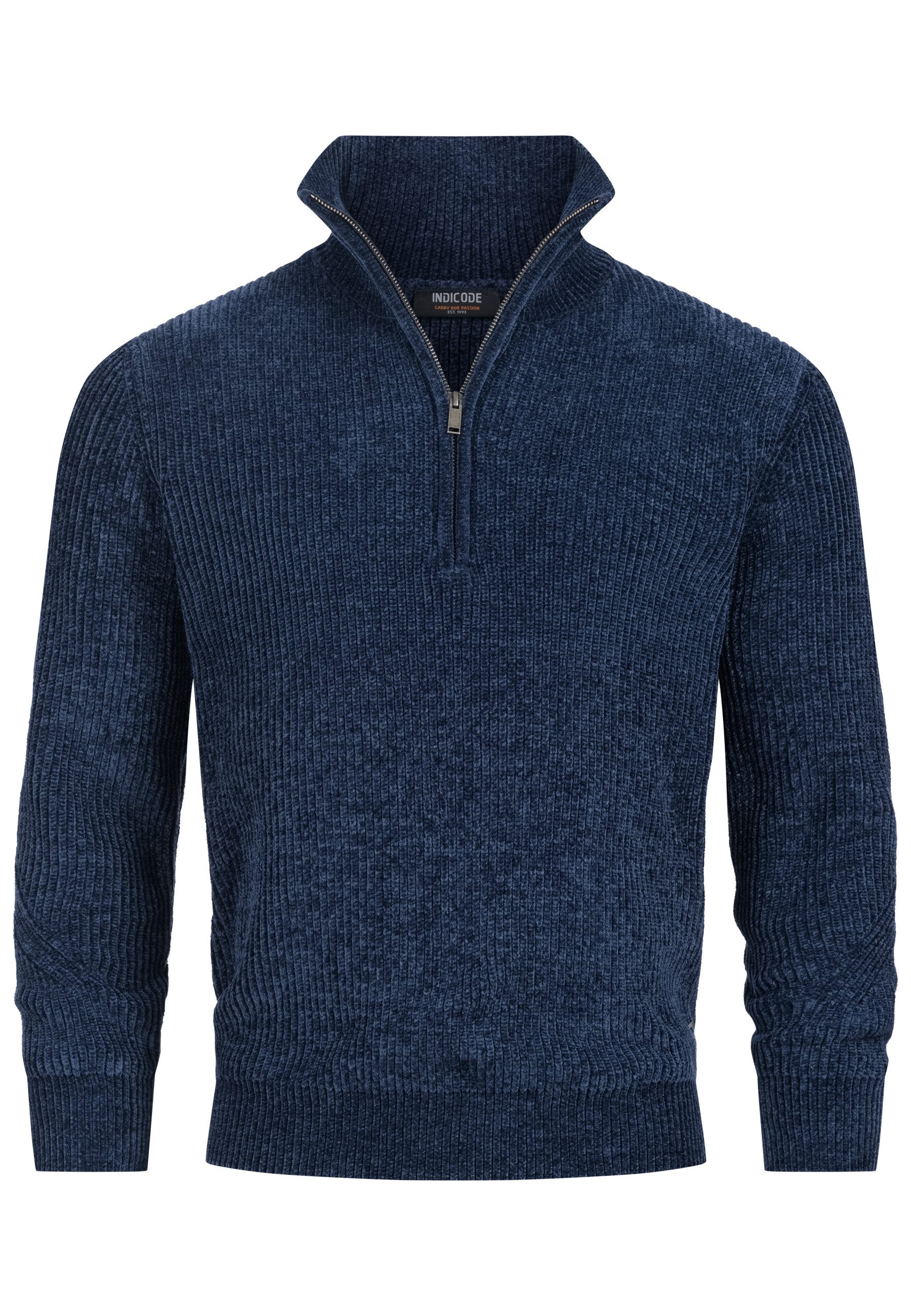 Indicode Strickpullover Herren INHunch Half Pullover Herrenpullover Strickp günstig online kaufen