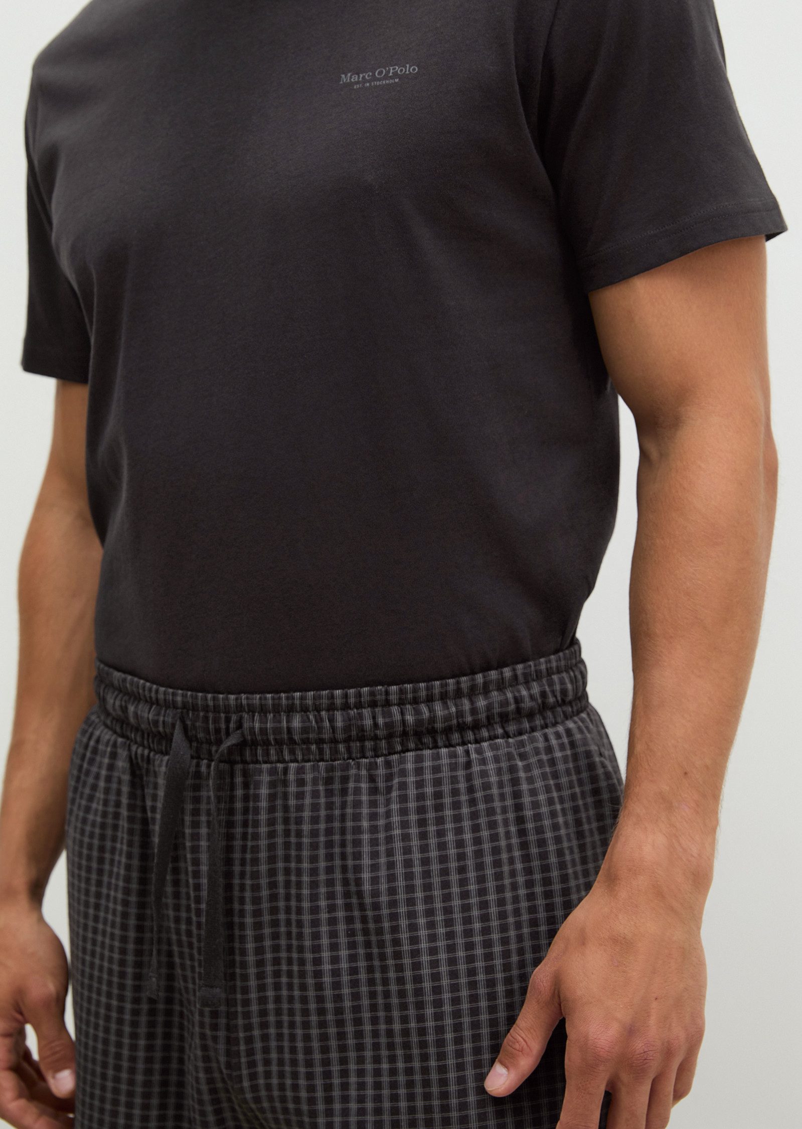Marc O'Polo Pyjama aus Baumwoll-Jersey, mit lockerer Passform, für Erwachsene – Bild 4 von 4