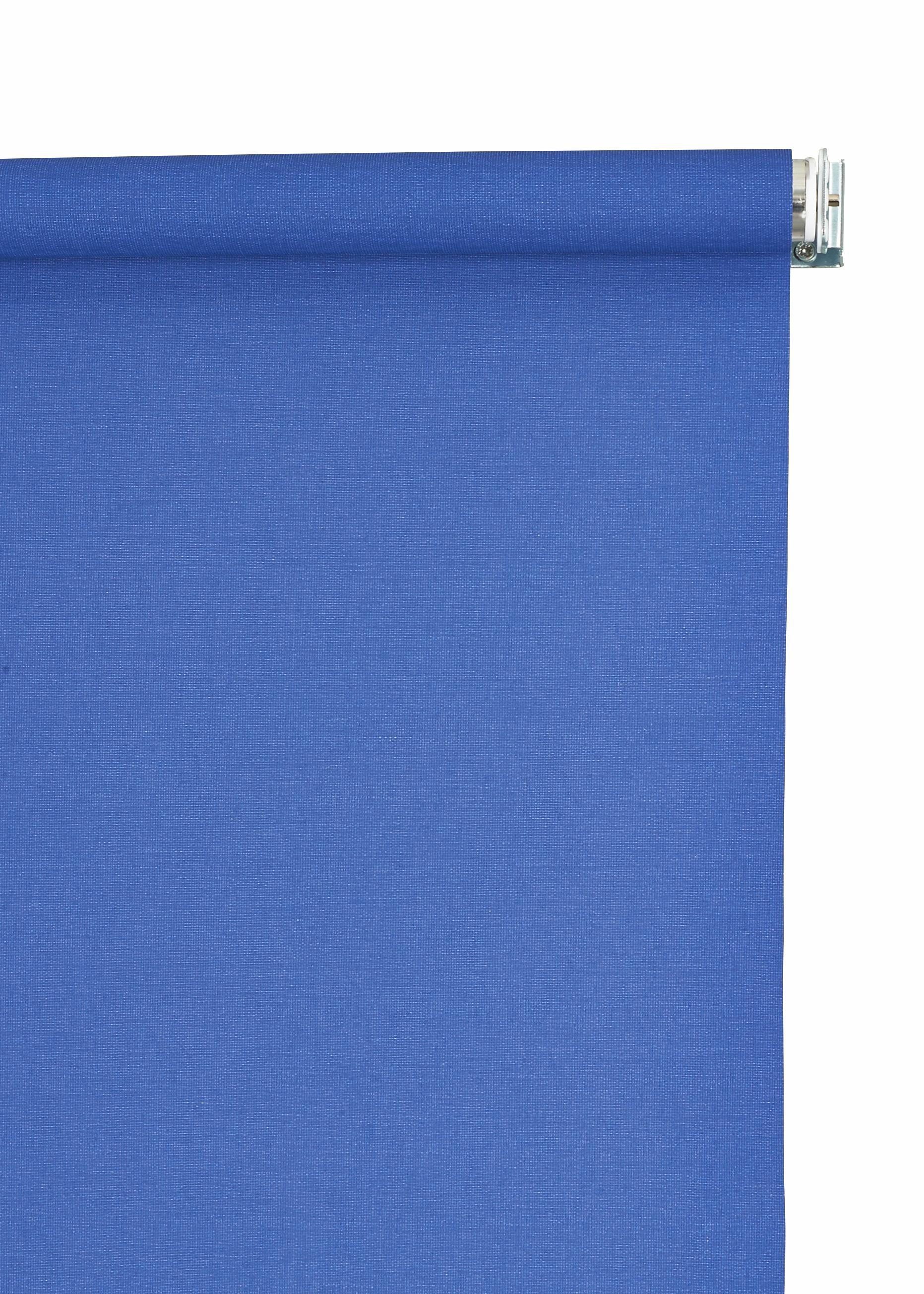 blau sunlines, verschraubt, mit Uni, Springrollo Lichtschutz, Bohren, Stück 1