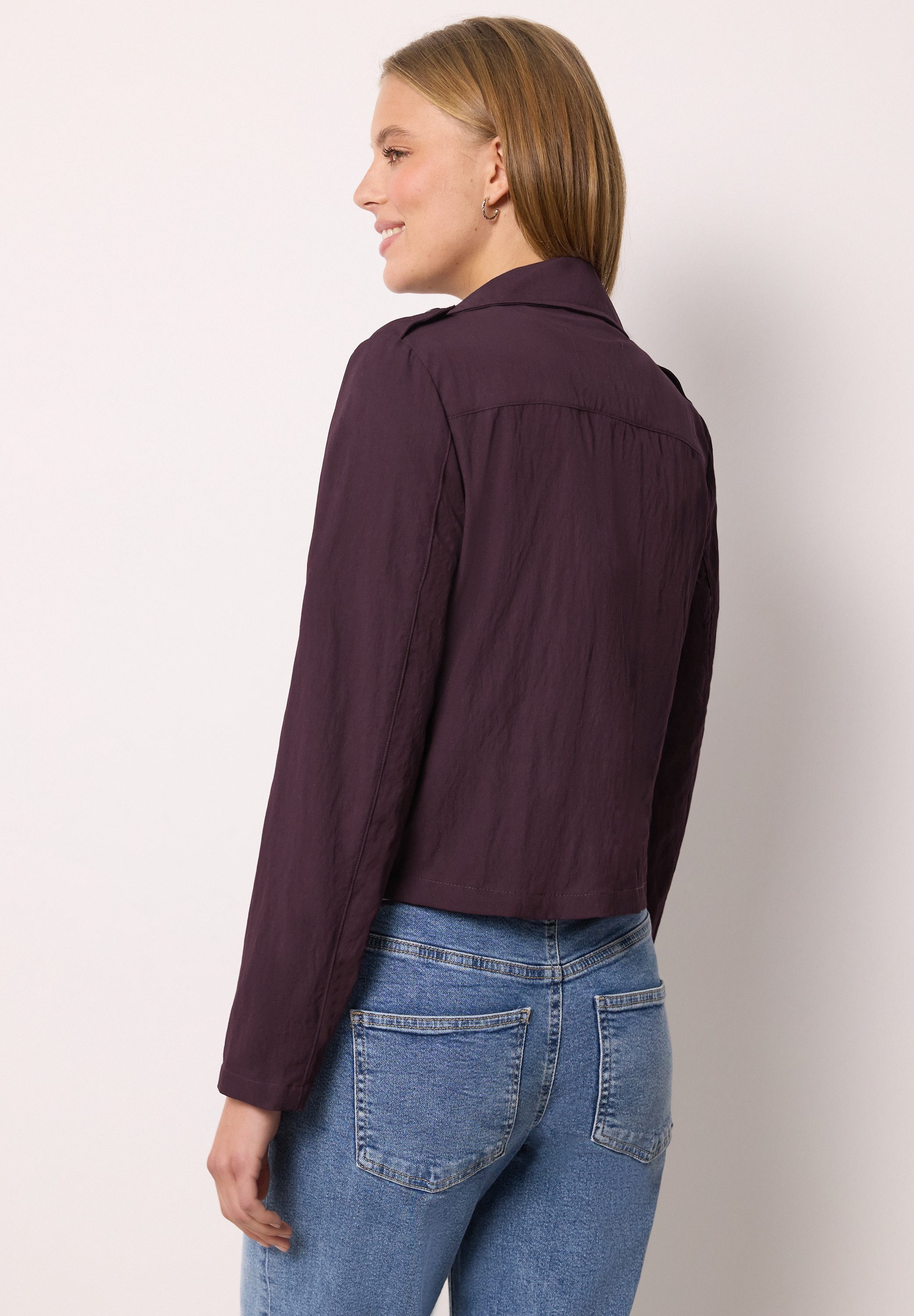 STREET ONE STUDIO Blouson aus softem Materialmix