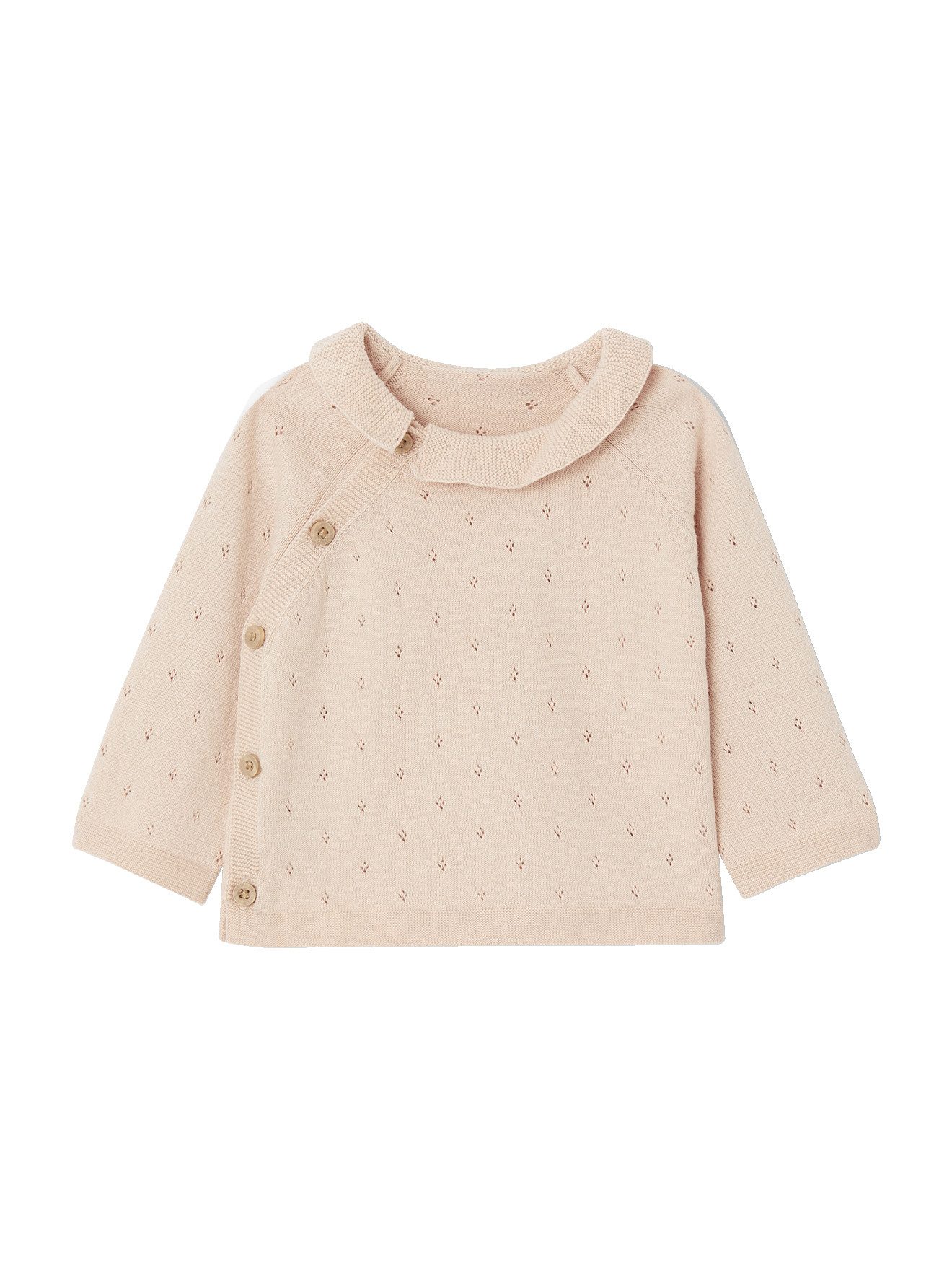 Hose & Shorts Baby Strick-Set: Pullover & Hose