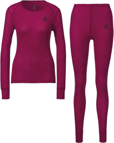 Odlo Funktionsunterhemd Set ACTIVE WARM CERISE