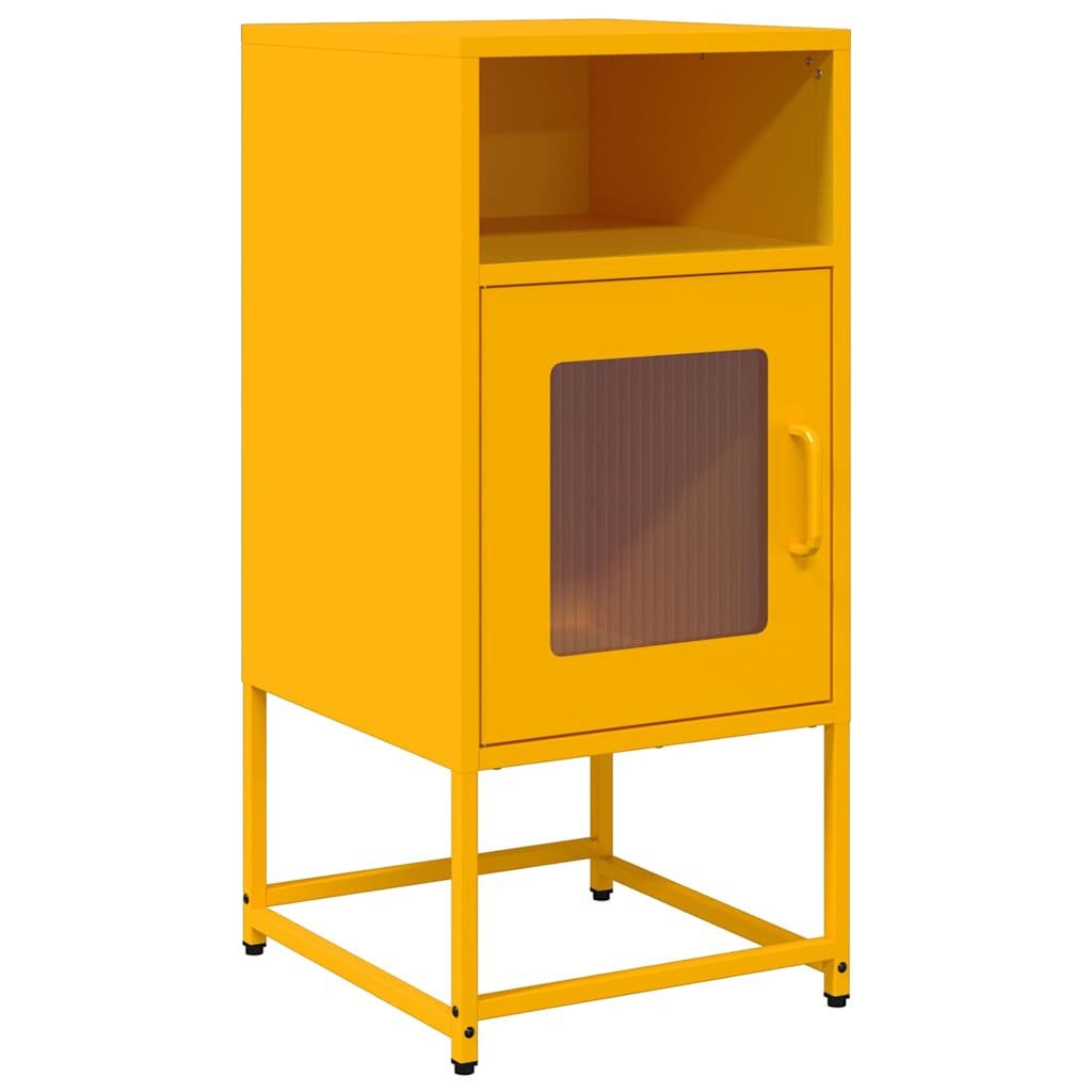 vidaXL Nachttisch Nachttisch Senfgelb 36x39x78 cm günstig online kaufen