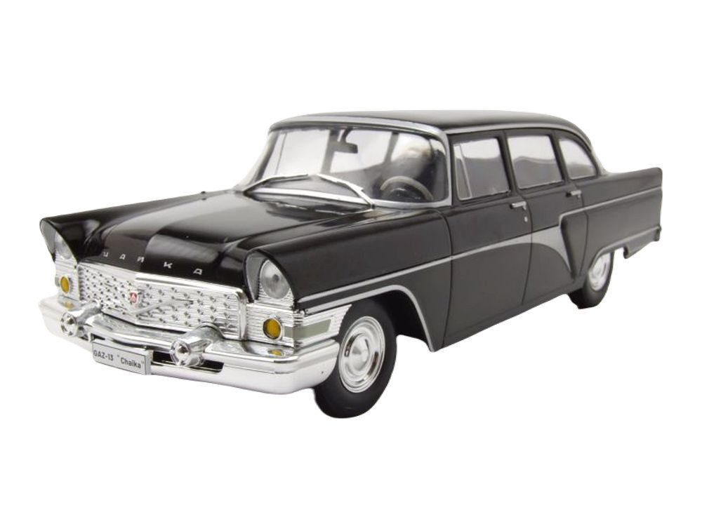 Whitebox Modellauto GAZ 13 Tschaika Chaika 1960 schwarz, Maßstab 1:24