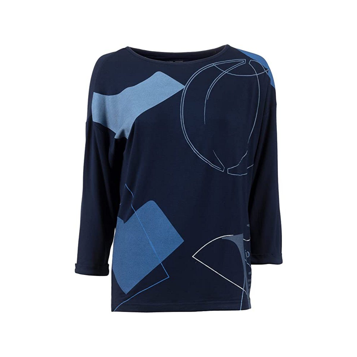 S'questo Sweatshirt dunkel-blau regular (1-tlg) fit