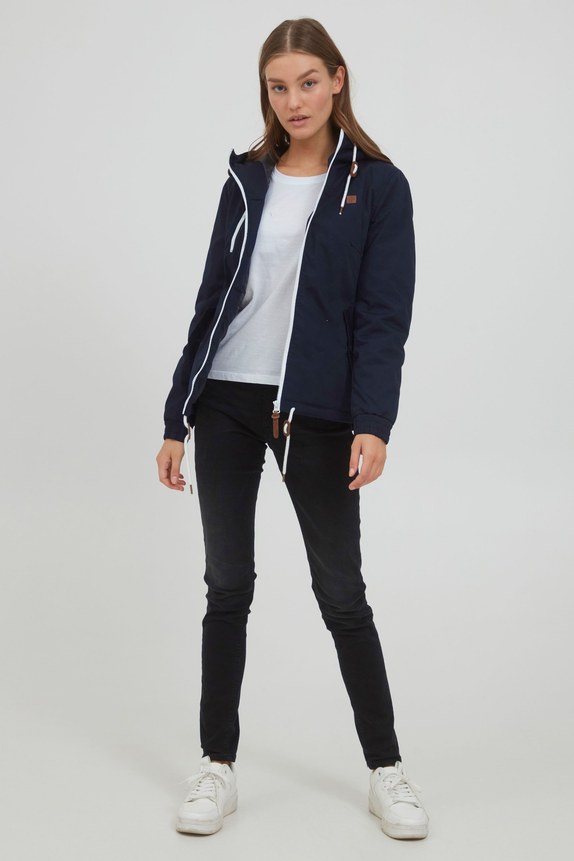 OXMO Kurzjacke OXTilda Kurzjacke mit Kapuze günstig online kaufen