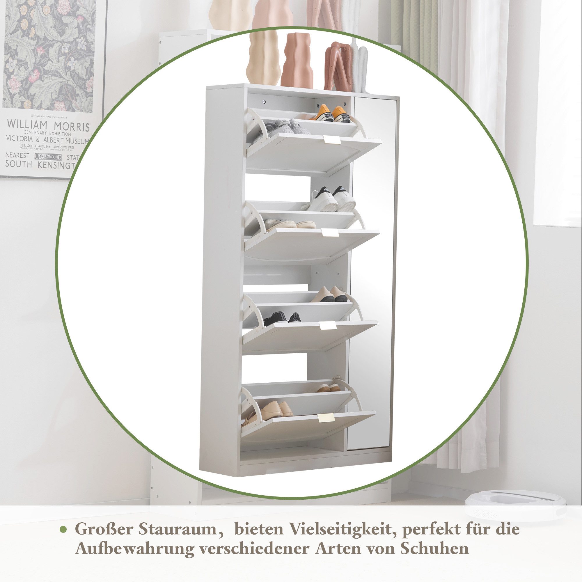 Bonusall Metall-Garagen-Schrank – 182,9 Cm Hoch, 2 Türen, 4 Verstellbare Regale, Verschließbar, Stahlkonstruktion