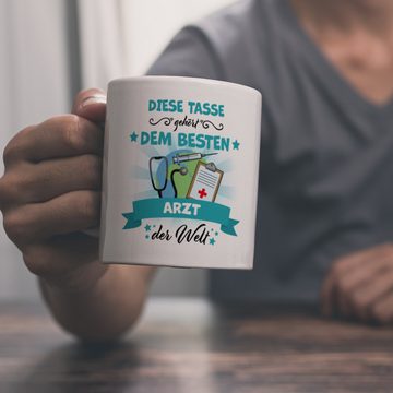speecheese Tasse Bester Arzt der Welt Kaffeebecher