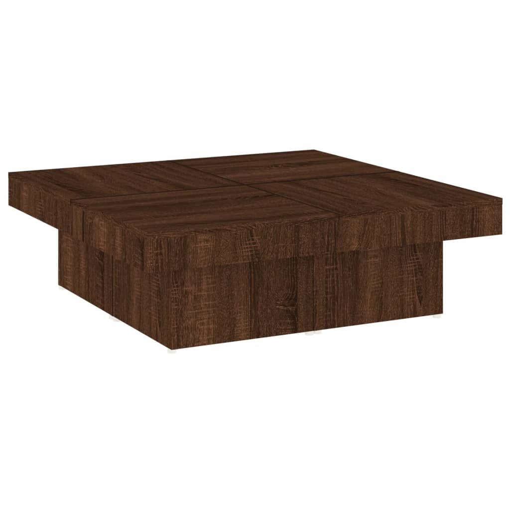 furnicato Couchtisch Braun Eichen-Optik 90x90x28 cm günstig online kaufen