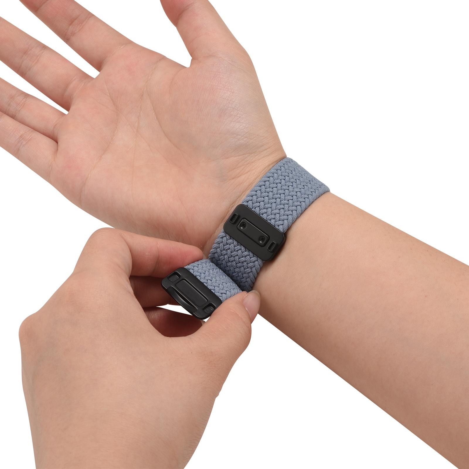 CoolGadget Smartwatch-Armband Fitnessarmband aus Nylon iWatch, für Apple Watch 1 - 6 7 8 9 10 11 SE 1 2 3 Ultra 1 2 3 42 44 45 49 mm
