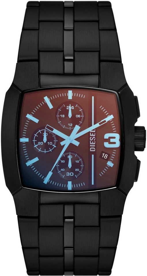 Diesel Chronograph CLIFFHANGER, DZ4640, Mit Datum, Stoppfunktion und