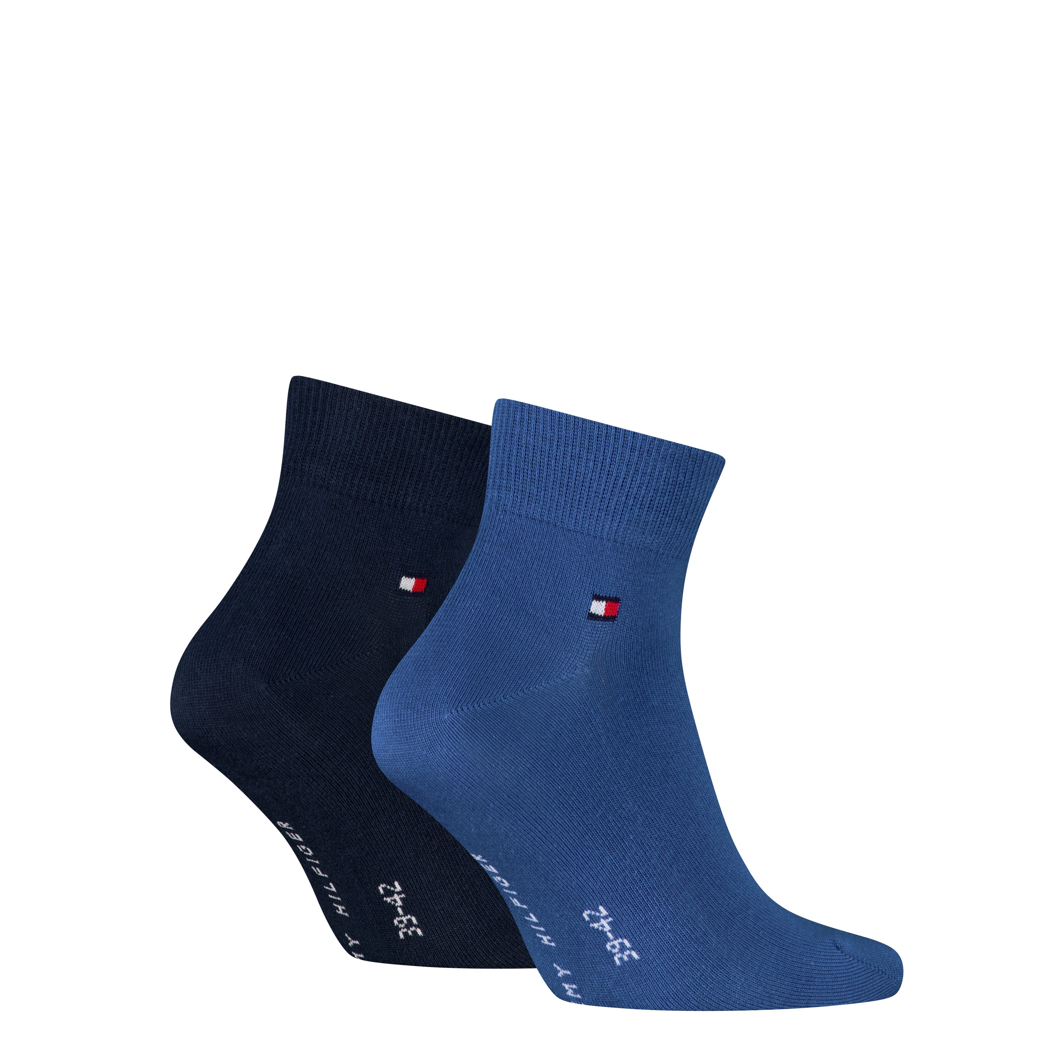 Tommy Hilfiger Kurzsocken TH MEN QUARTER 2P (2 Paar) weicher, elastischer R günstig online kaufen