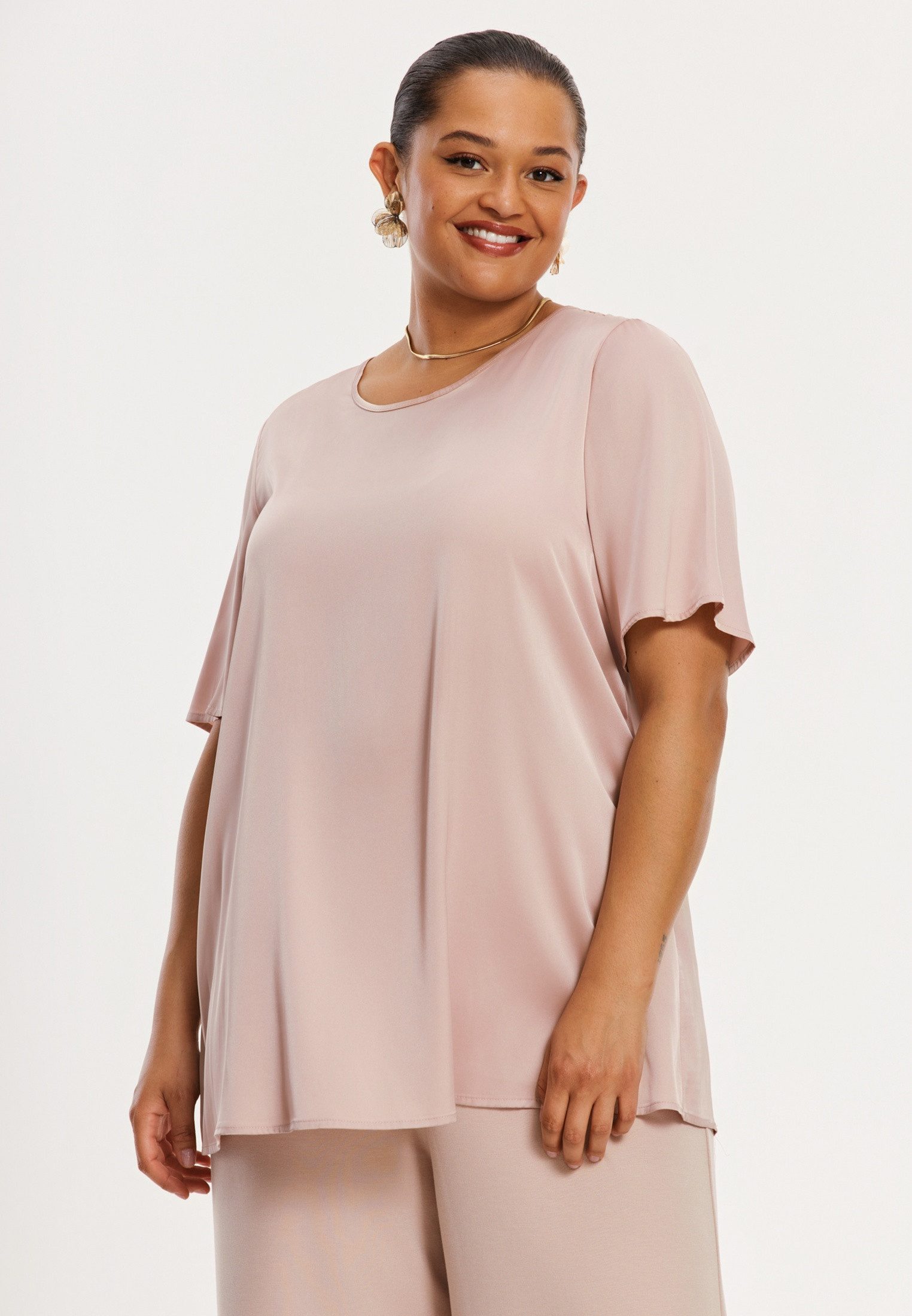 YOEK Langarmshirt Damen T-shirt mit Kurzarm – Bild 2 von 5