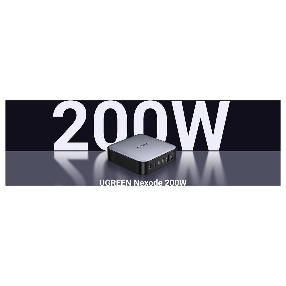 UGREEN Netzteil / Stromversorgung 200 W USB 2.0 Buchse A, USB 2.0 Buchse A, USB-Ladegerät