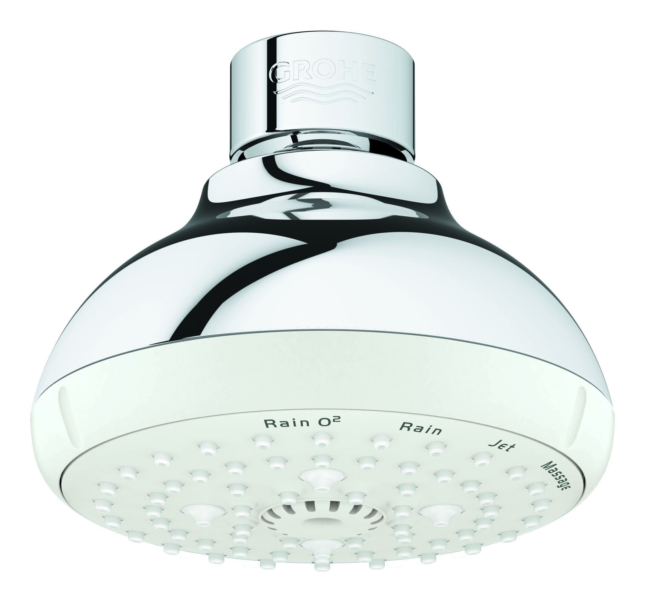 Grohe Kopfbrause Tempesta 100 100, Mit EcoJoy 9,5 l - Chrom