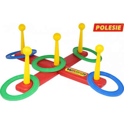 Polesie Kinder-Gartenset Kinder Ringwurfspiel 41388, Geschicklichkeitsspiel, für drin und draußen