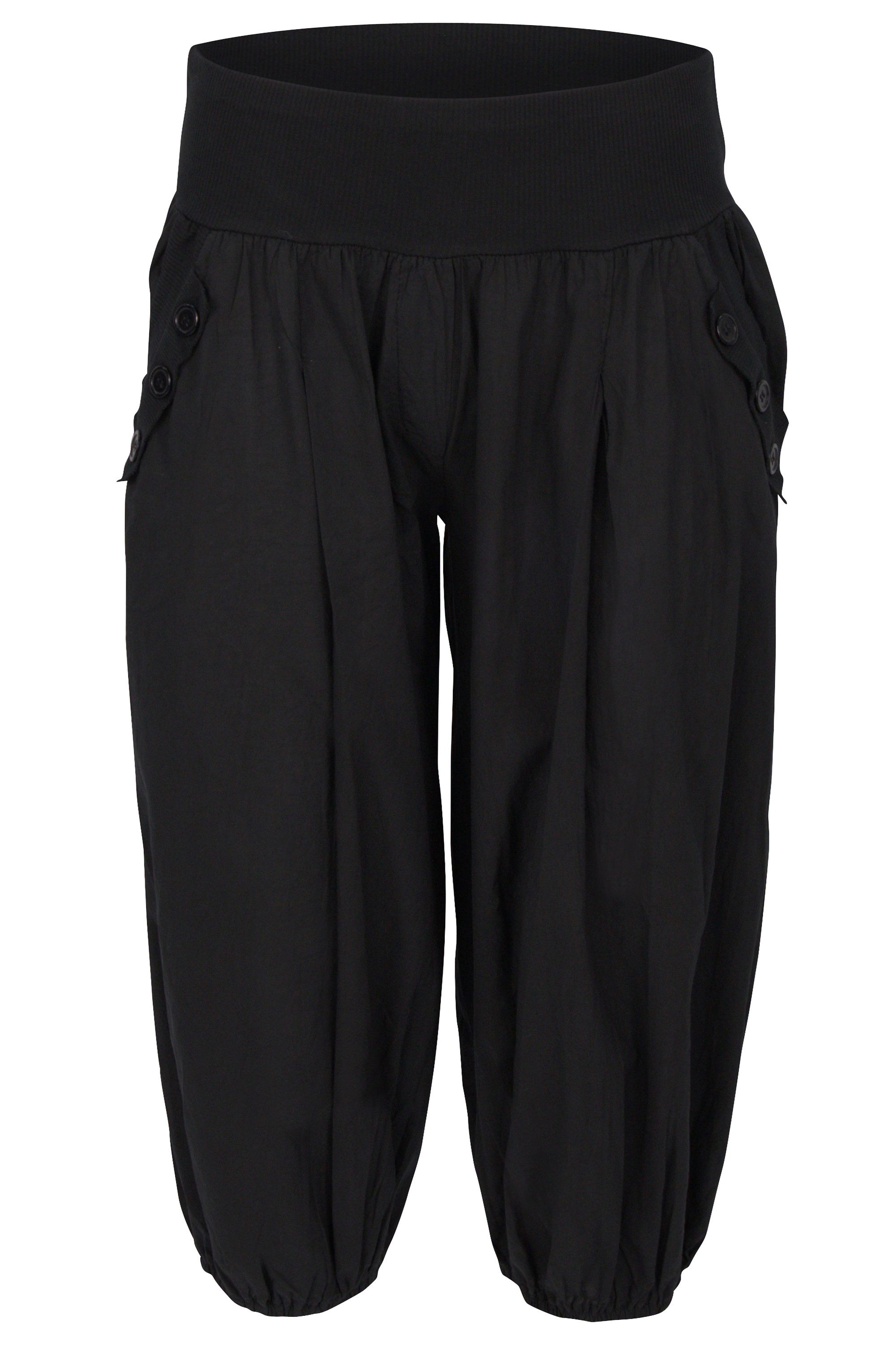 malito more than fashion Caprihose malito Damen Pumphose Capri 23286P kurze günstig online kaufen